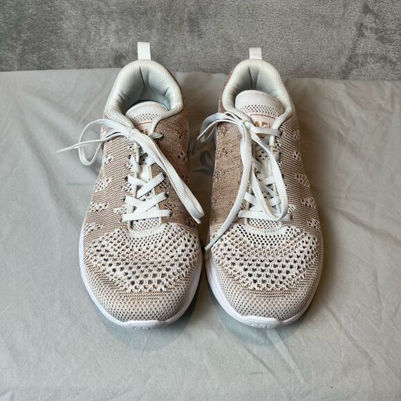APL Sz 8.5  TechLoom Pro Ivory / Latte Athletic Women's - Picture 6 of 7